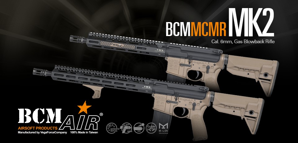 BCM AIR MCMR GBBR with MK2 Upper Receiver